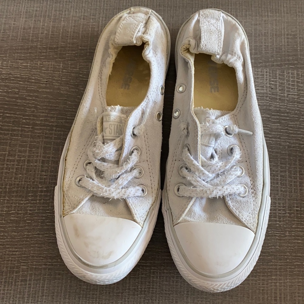 Light Grey Converse Slides